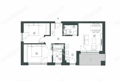 Apartament cu 3 camere decomandat în Elisabetin - 1