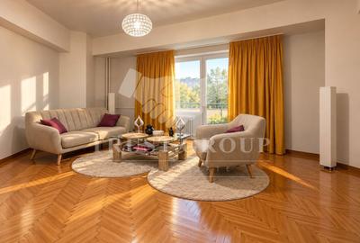 Apartament cu 3 camere decomandat, mobilat în Calea Victoriei