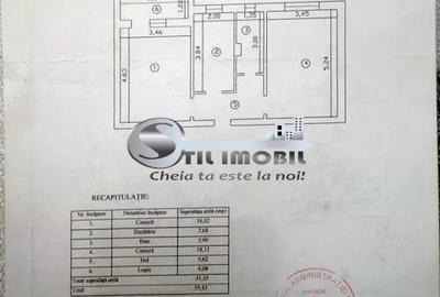 Apartament cu 2 camere decomandat, mobilat în Frumoasa - 9