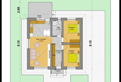 Casă 2 camere sat Hărțău comuna Pănet - 2