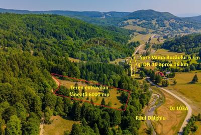Teren 6000 mp, Vama Buzaului - vedere catre Ciucas - 1