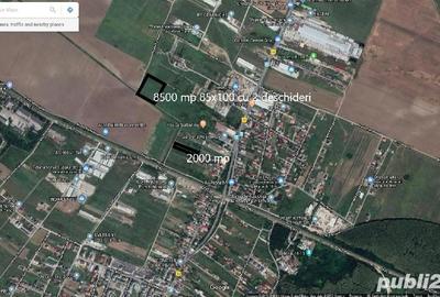 Teren de 8500 mp, în Central