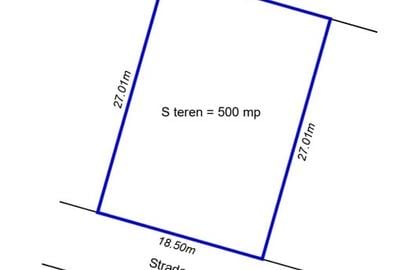 Teren Construcții intravilan de 500 mp, în Giroc - 1