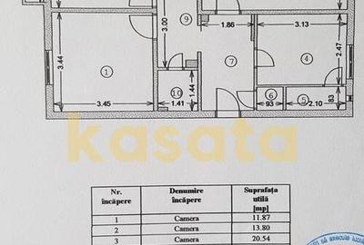 3 camere I Sebastian I bloc 1987 I decomandat I 76 mp - 1