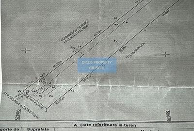 De  Vânzare Teren 3.488 mp  – Drumul Stăneștiului,Giurgiu - 3