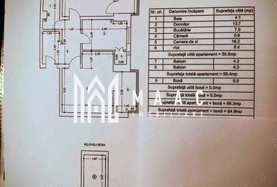 Apartament cu 2 camere decomandat în Ultracentral