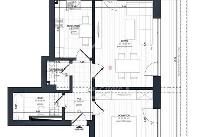 Apartament cu 2 camere decomandat, mobilat în Blumăna - 7