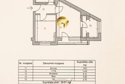 Apartament 2 camere - Intrarea Paltinului nr 4 - Mobilat Utilat - 7