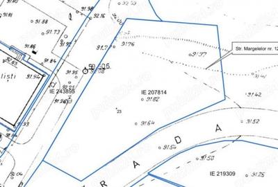 Teren | suprafata 1040 mp | POT: 50 | CUT: 2.50 | Militari | PACII - 1
