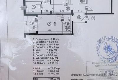 Apartament de vanzare 4 camere,Decomandat, Campina