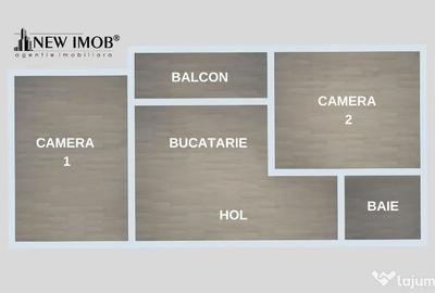 Apartament cu 2 camere decomandat în Ultracentral