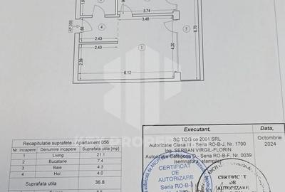 Garsonieră decomandată, mobilată în Chitila - 12
