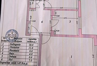 Apartament cu 2 camere în Rovinari