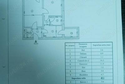 Apartament cu 2 camere semidecomandat în 1 Mai - 2
