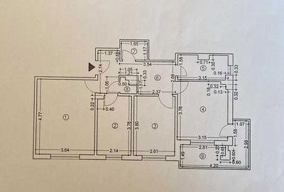 Apartament cu 3 camere decomandat în Central - 2