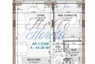 Apartament 2 camere, 45mp, zona Eroilor, TVA inclus - 2