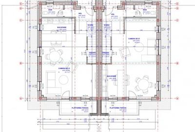 Duplex cu 4 camere cu Canalizare în Popești - 7