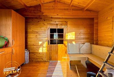 Casuta din lemn,cu 520mp teren intravilan,zona linistita,aproape de oras,Sancrai - 7