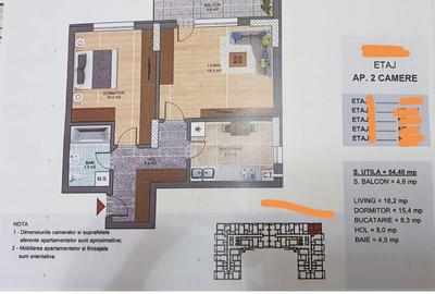 Apartament cu 2 camere decomandat în Central - 3