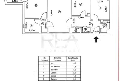 Apartament cu 3 camere semidecomandat, mobilat în Ghencea - 9