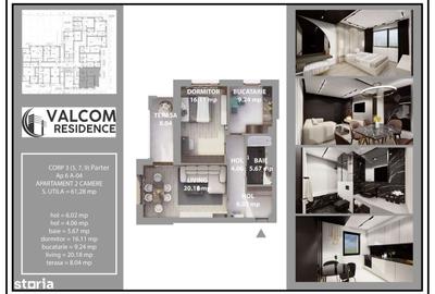 Apartament cu 2 camere în Bartolomeu