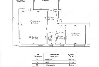 Apartament cu 3 camere decomandat în Dumbrăvița - 13