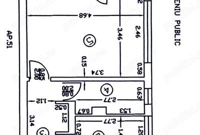 Apartament cu 3 camere semidecomandat în Central - 4