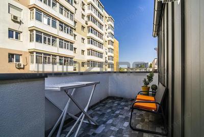 Militari Carabusului, 2 camere, mobilat, utilat, etaj 3, lift, terasa 17 mp - 2