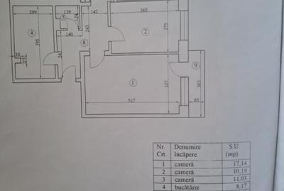 Apartament cu 3 camere decomandat, mobilat în Tineretului