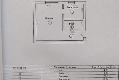 Garsonieră decomandată în Lipovei - 10