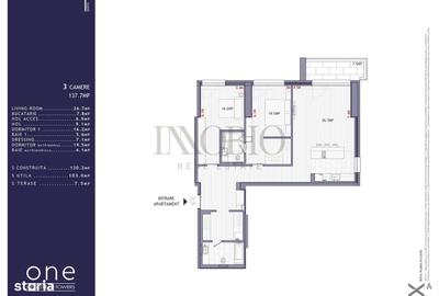Apartament cu 3 camere, mobilat în Aviației - 3