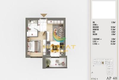 Apartament cu 2 camere semidecomandat în Theodor Pallady - 3