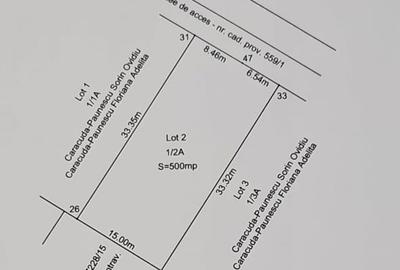 Teren de 500 mp, în Ghercești - 1