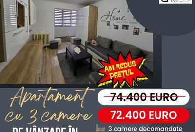 Apartament cu 3 camere de vânzare în Târgu Secuiesc!