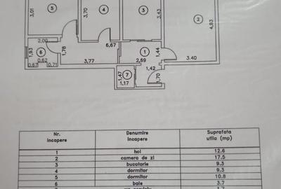 Apartament cu 3 camere decomandat, mobilat în Obor - 2