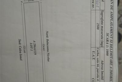 Teren de 2500 mp, în Corbu - 2