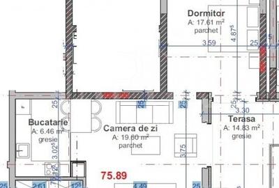 Apartament cu 3 camere semidecomandat în Între Lacuri - 2