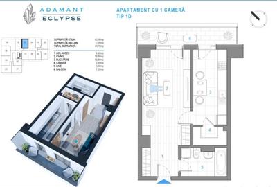 Garsonieră decomandată în Nicolina - 3