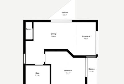Apartament 2 Camere - Zona Torontalului - 0% Comision - 11