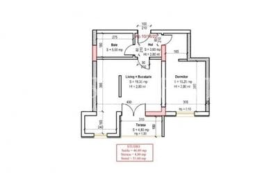 Apartament cu 2 camere semidecomandat în Theodor Pallady - 1