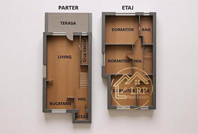 Tunari-Vila P+1 tip duplex, 4 camere, 3 bai - 23