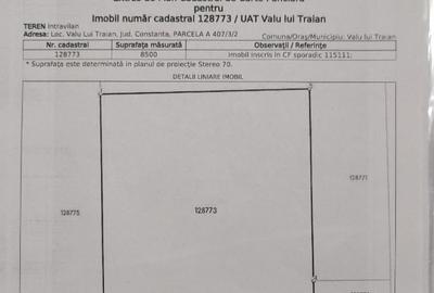 Teren Construcții intravilan de 8500 mp, în Valu lui Traian - 2