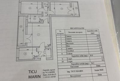 Apartament cu 3 camere semidecomandat în Gorjului