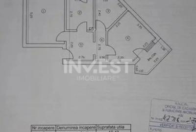 Apartament cu 2 camere decomandat, mobilat în Baza 3