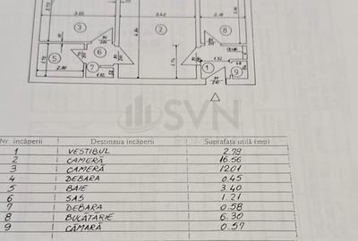 Apartament cu 2 camere semidecomandat, mobilat în Ștefan cel Mare - 11