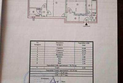 Apartament cu 3 camere semidecomandat în Central - 7