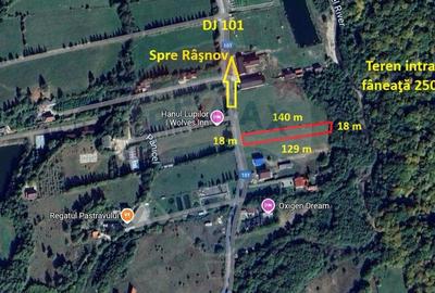 Teren intravilan, 2500 mp, Rasnov, Glajarie