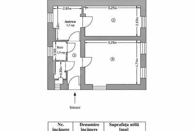 Casă individuală cu 3 camere cu Canalizare în Central - 5