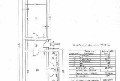 Apartament cu 2 camere nedecomandat în Central - 1
