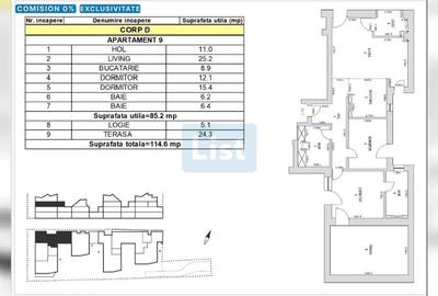 Apartament cu 3 camere decomandat în Brașovul Vechi - 1